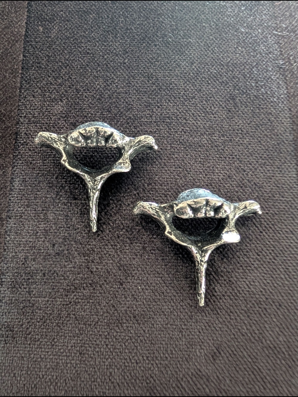 Martha Rotten Vertebrae Earrings